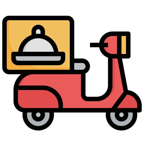 Delivery Bike Free Transport Icons