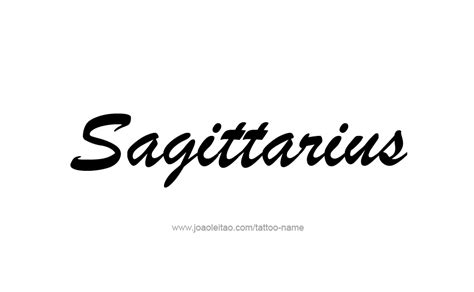 Sagittarius Horoscope Name Tattoo Designs - Page 2 of 5 - Tattoos with ...