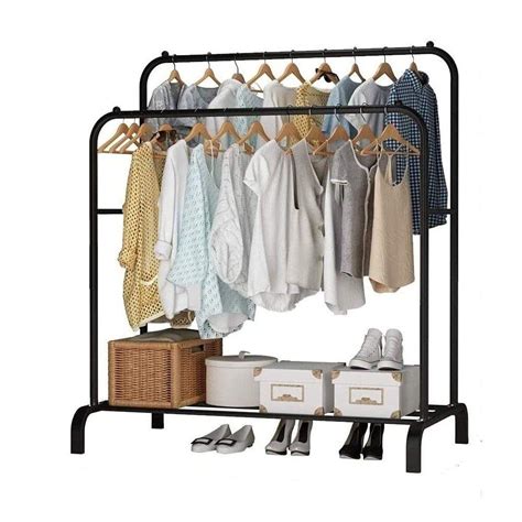 Cabideiro Regulavel Organizador De Roupas Arara Inox Luxo Shopee Brasil