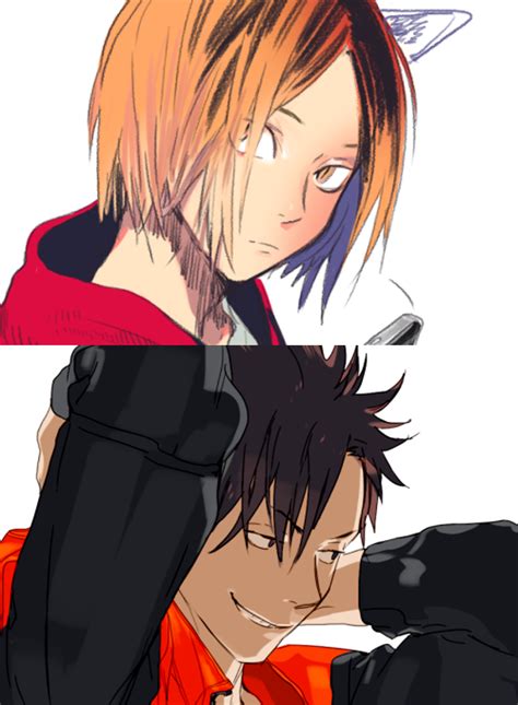 Kuroo And Kenma Haikyuu Kuroken Haikyuu Anime Kenma