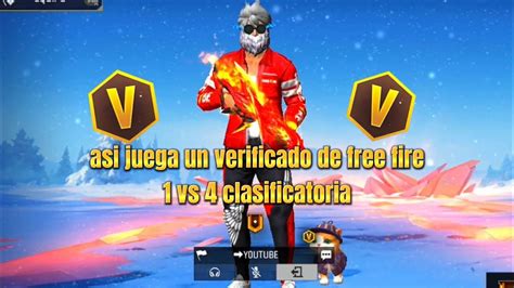 Asi Juega Un Verificado De Free Fire En Br Clasificatoria Vs Youtube