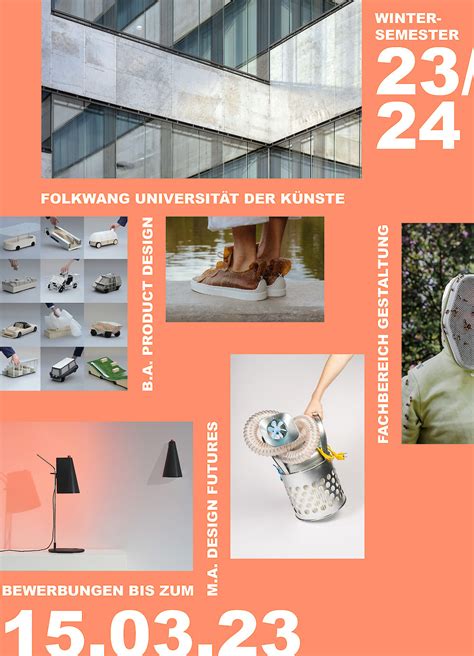 Bewerbungsfrist Wintersemester Folkwang Industrial Design