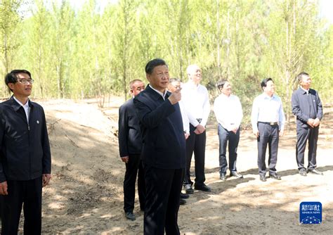 习近平在内蒙古巴彦淖尔考察并主持召开加强荒漠化综合防治和推进三北等重点生态工程建设座谈会 新华网客户端