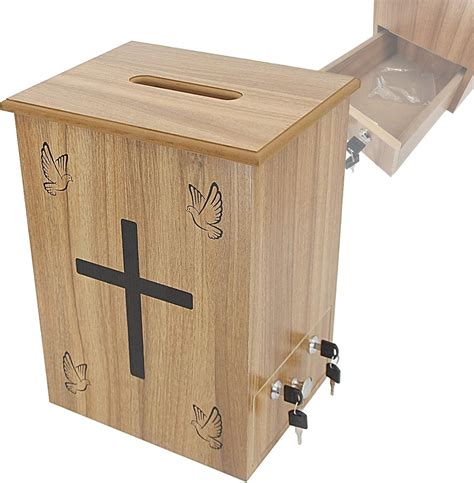 Fundraising Box Aus Holz Jig Display Christliche Sammlerbox