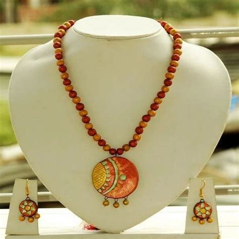 Terracotta Necklaces Designer Terracotta Necklace Set Manufacturer