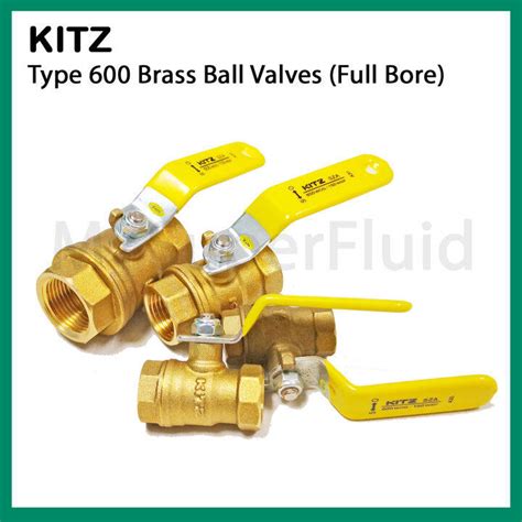 Kitz Ball Valves 14 38 12 34 Threaded Ends Type 600