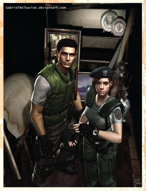 Resident Evil 1 Remake Chris And Jill By Zora94 On Deviantart