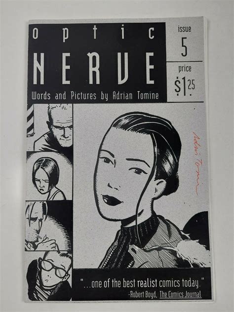 Optic Nerve No 5 Von Tomine Adrian 1993 Signed By Author S Comic