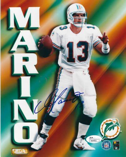 Dan Marino Autographed Football Memorabilia Nfl Merchandise