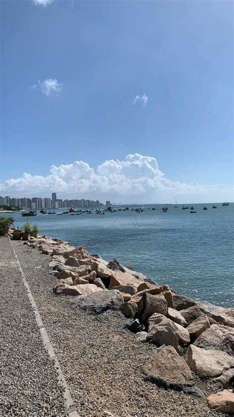 Vistas De Fortaleza Ponto Tur Stico Praia E Por Do Sol Tur Stico