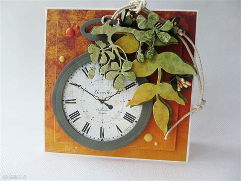 Jesienne Handmade Scrapbooking Kartki Marbella Art Madam Pl