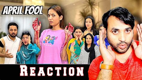 Fatima Faisal Vlog Prank Fake Blood On 1st April Fools Day Sub Ghar