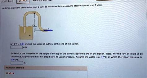 Solved Points Deiails Illustrated Below Assume Stcady Flow