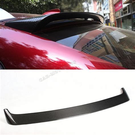 HM Car Styling E71 X6 Carbon Fiber Auto Roof Lip Spoiler Wings For BMW