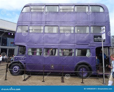 Harry Potter Studios The Knight Bus Editorial Stock Image Image Of