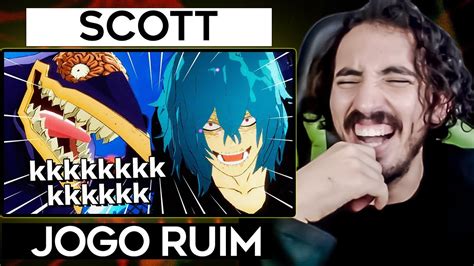 A Maior Batalha Dos Animes Com Meu Amigo Scottonauta Leozin React