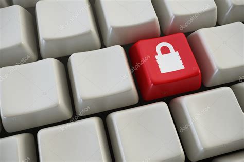 Keyboard with "lock" button Stock Photo by ©auriso 5141615