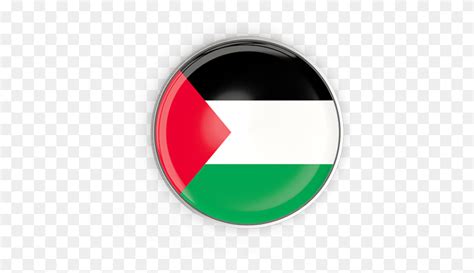 Round Button With Metal Frame Circle Flag Of Jordan Symbol Tape Logo Hd Png Download Flyclipart