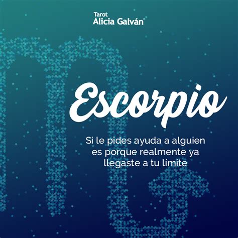 Escorpio Hor Scopo Semanal Alicia Galv N Escorpio Signo Del