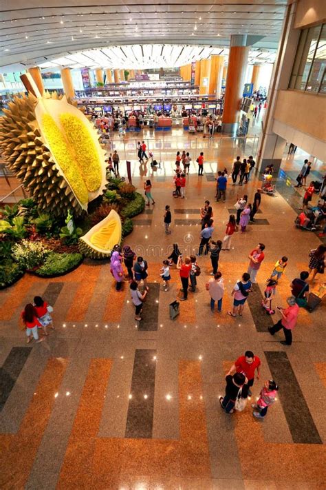 Singapore Changi International Airport T2 Editorial Stock Image