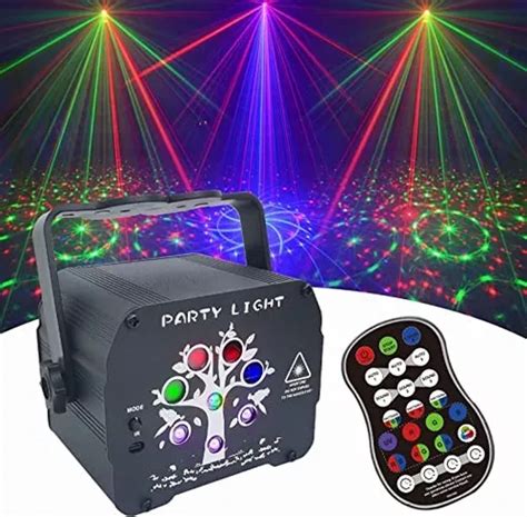 Luces Fiesta Laser Dj Audioritmicas Estroboscopica Proyector Meses