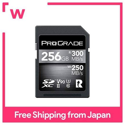 Prograde Digital Sdxc Uhs Ii V Cobalt R Memory Card Gb