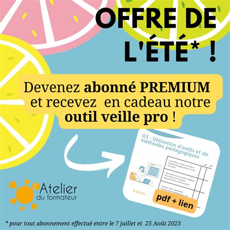 Comment Vous Abonner Latelier Du Formateur L Atelier Du Formateur