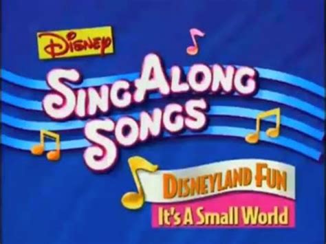 Disney sing along songs disneyland fun movie cover - moliwealth