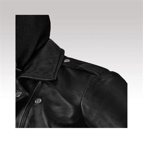 Hooded Flight Leather Jacket For Women Online Leather Jackets Store In Uk