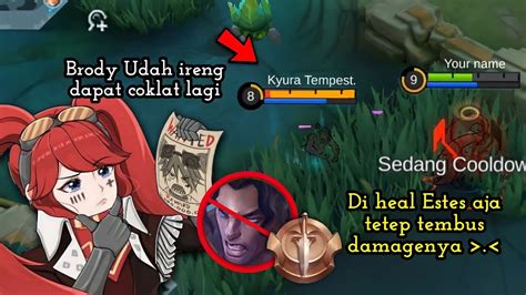 Layla Damagenya Ngecheat Build Ini Bikin Musuh Panen Coklat Brody Jadi