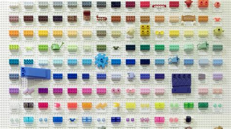 This Lego Color Chart Contains Every Color Lego That Exists