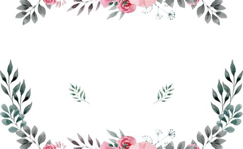 Frame Bunga Undangan Png Hd Kumpulan Bingkai Undangan Nikah Png