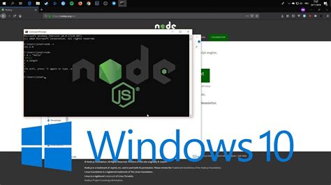 Installing Node Js On Windows 10 YouTube