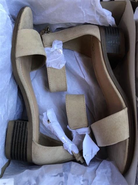 BRASH Block Heel Nude By PAYLESS Women S Fashion Footwear Slippers And Slides On Carousell