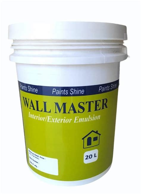 L Paints Shine Wall Master Interior Exterior Emulsion Paint At Rs