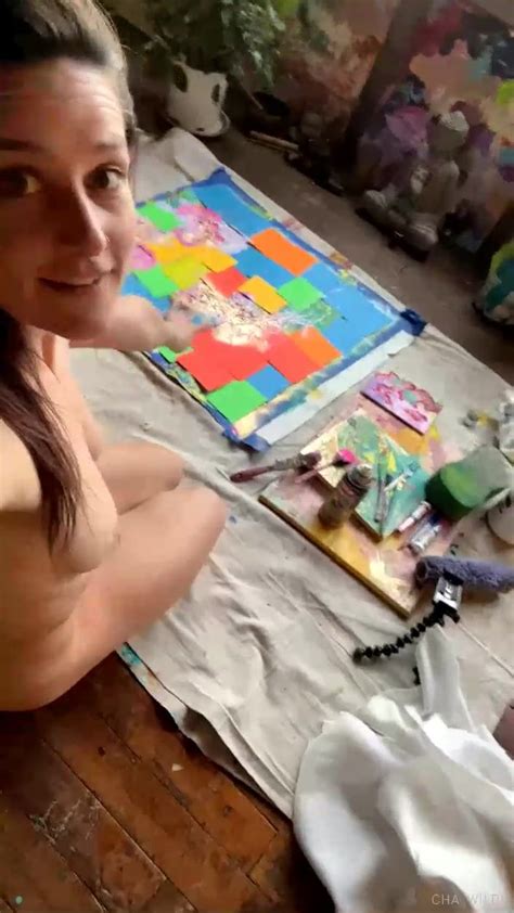 Cha Wilde Painting Naked