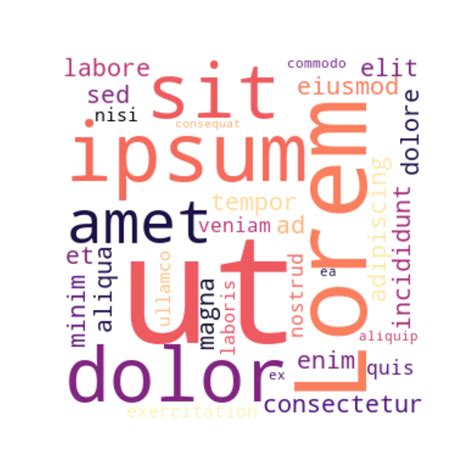 Wordclouds in Python | PYTHON CHARTS