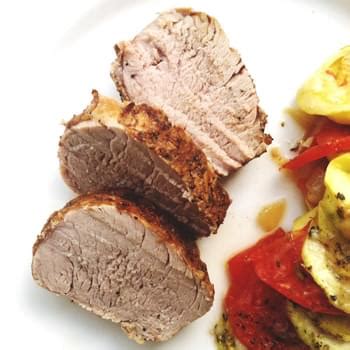 Garlic Balsamic Crusted Pork Tenderloin Recipe