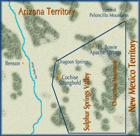 Apache-territory-map | SouthernArizonaGuide.com