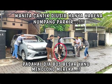 WANITA CANTIK DI USIR HANYA KARENA NUMPANG PARKIR PADAHAL WANITA INI