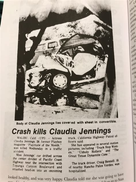 The Death Of Claudia Jennings Johnrieber