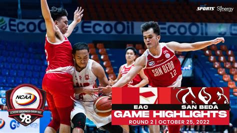 Ncaa Season Game Highlights San Beda Vs Eac Men S Basketball