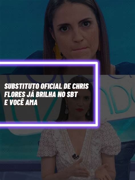 Substituto oficial de Chris Flores já brilha no SBT e você ama