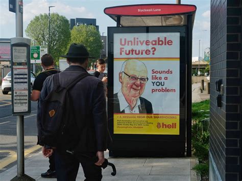 Hacked Billboards Protest Shells Dodgy PR Tactics In Climate Protest