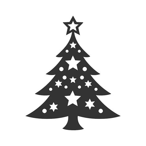 Premium Vector Christmas Tree Icon Vector Illustration