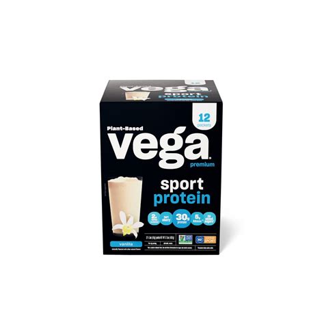 Vega Sport Protein Powder Vanilla -- 12 Packets - Vitacost