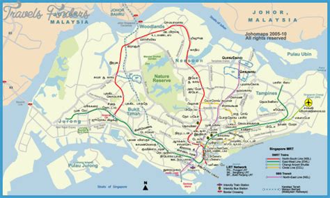 Singapore Subway Map - TravelsFinders.Com