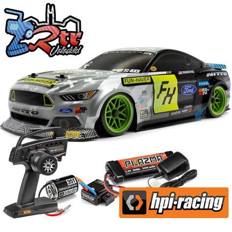 Hpi Rs Sport Drift Vgjr Fun Haver Mustang V Escobillas Wd