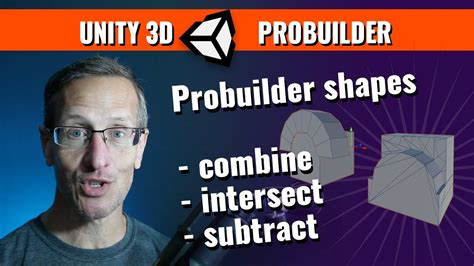 Unity Probuilder Boolean Tool Used To Combine Intersect Or Subtract