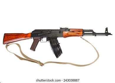 Akm Avtomat Kalashnikova Kalashnikov Assault Rifle Stock Photo